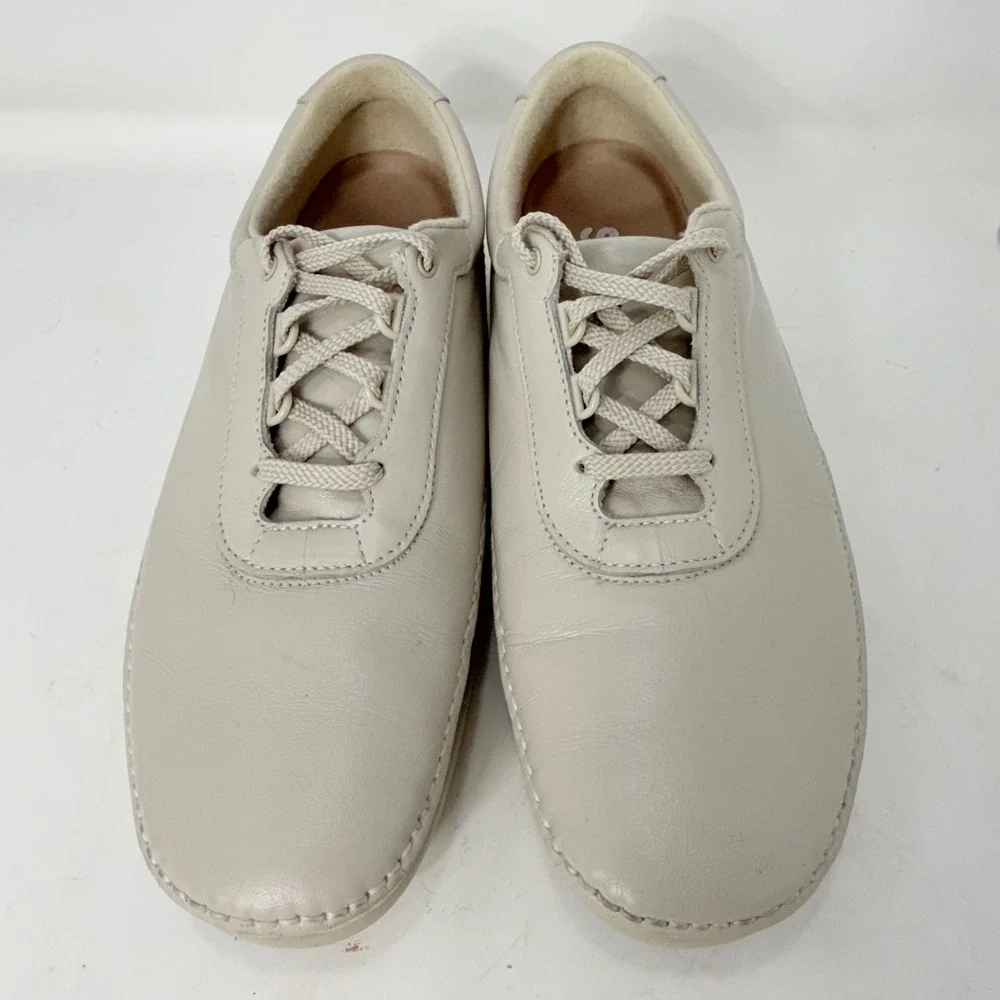 SAS Siesta Womens 12 N Bone Leather Walking Shoes Tripad Comfort 2889604 USA